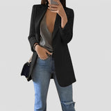 Aurosa Blazer – Elegant Long Women's Blazer for a Sophisticated Look